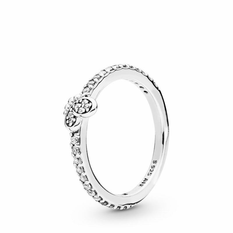 Pandora Australia Bedazzling Butterfly Stackable Ring - Sterling Silver | DSFGEA036